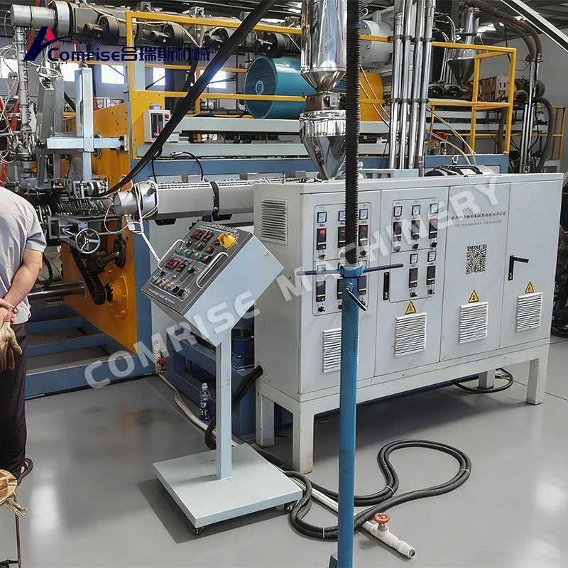 Steel Strip Reinforced Spiral Winding Pipe Machine